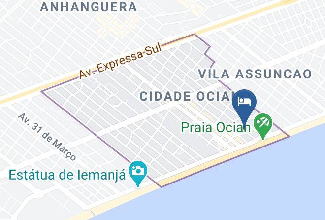 Praia Grande - Pousada Recanto Ocian Maps