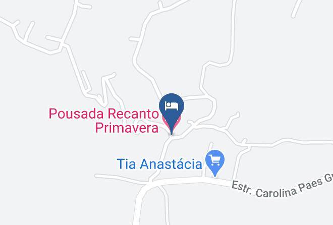Piedade - Pousada Recanto Primavera Maps