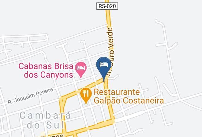 Cambara Do Sul - Pousada Recanto Sul Maps