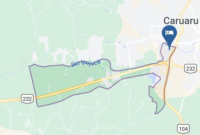 Caruaru - Pousada Refugio Maps