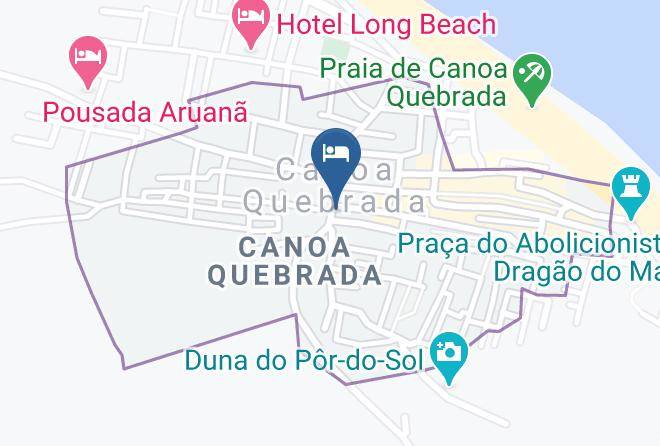 Aracati - Pousada Refugio Do Manati Maps
