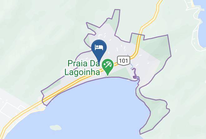 Ubatuba - Pousada Refugio Lagoinha Maps