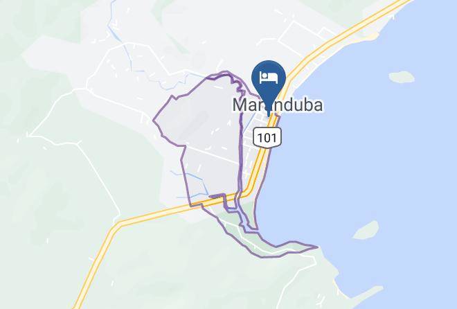 Ubatuba - Pousada Remanso Maranduba Maps