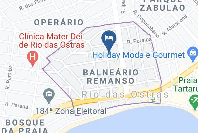 Rio Das Ostras - Pousada Remanso Maps