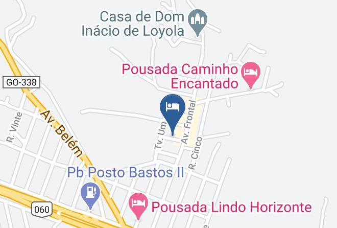 Abadiania - Pousada Renascer Maps