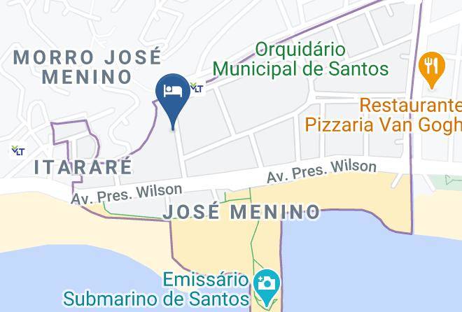 Santos - Pousada Rene Maps