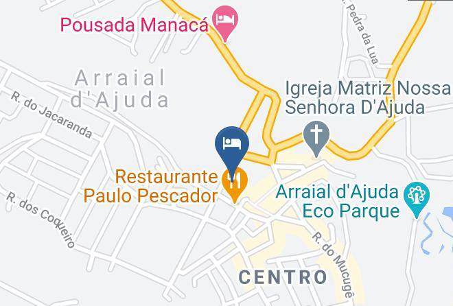Porto Seguro - Pousada & Restaurante Tres Coracoes Maps