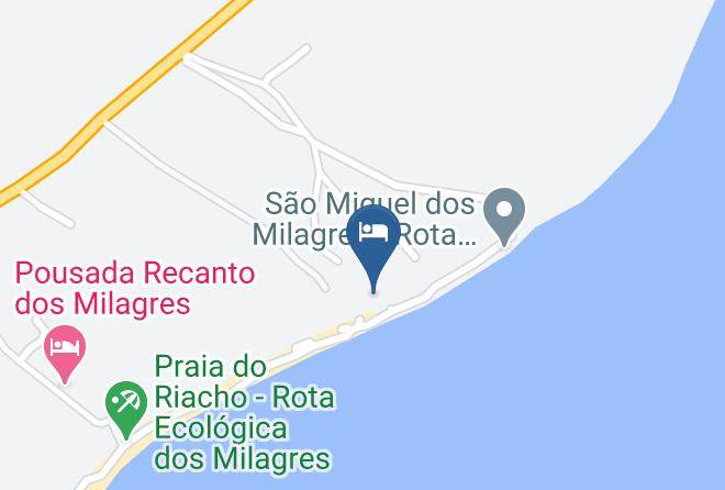 Sao Miguel Dos Milagres - Pousada Riacho Dos Milagres Maps