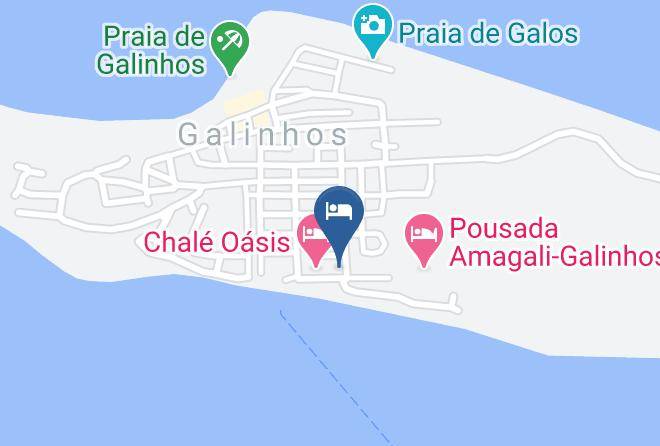 Galinhos - Pousada Rio Aratua Maps