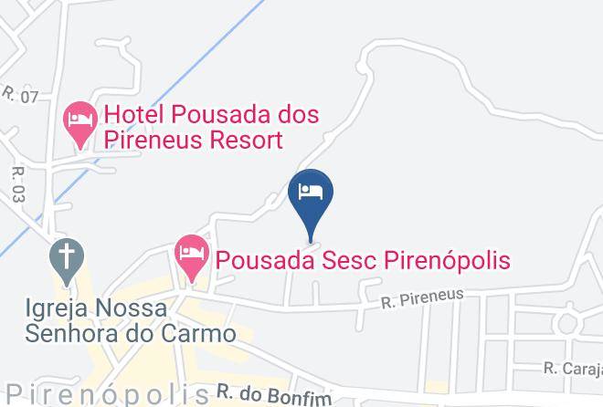 Pirenopolis - Pousada Rio Das Almas Maps