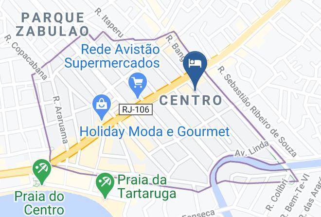 Rio Das Ostras - Pousada Rio Leripe Maps