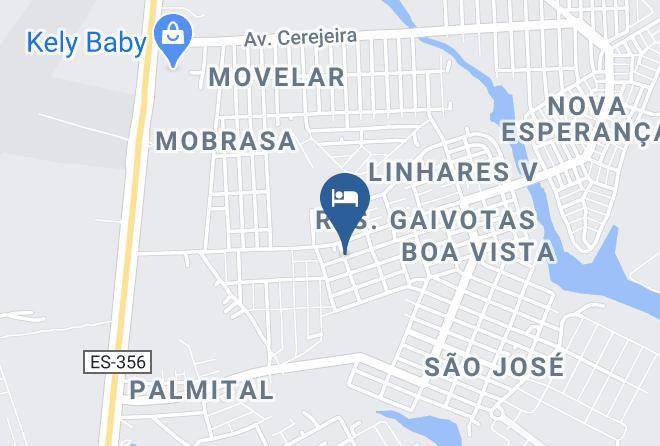 Linhares - Pousada Ritec Maps