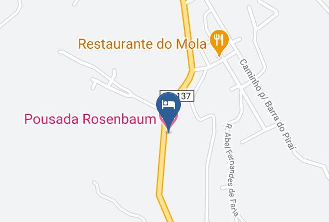 Barra Do Pirai - Pousada Rosenbaum Maps