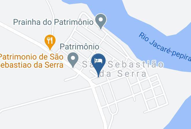 Brotas - Pousada Rota Das Cachoeiras Maps