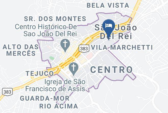 Sao Joao Del Rei - Pousada Rotunda Maps