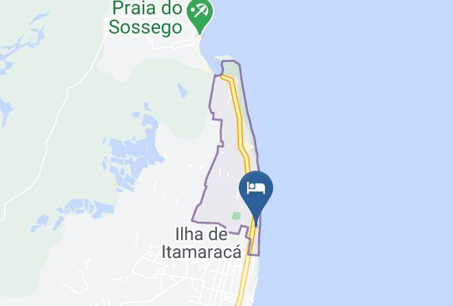 Ilha De Itamaraca - Pousada Ruinas Do Pilar Maps