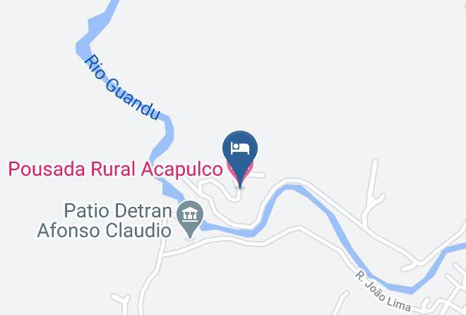 Afonso Claudio - Pousada Rural Acapulco Maps