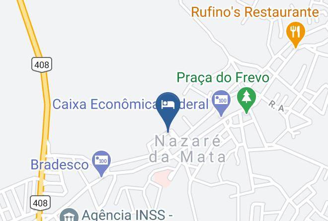 Nazare Da Mata - Pousada Sampaio Brandao Maps