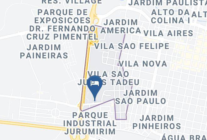 Avare - Pousada San Cayetano Maps