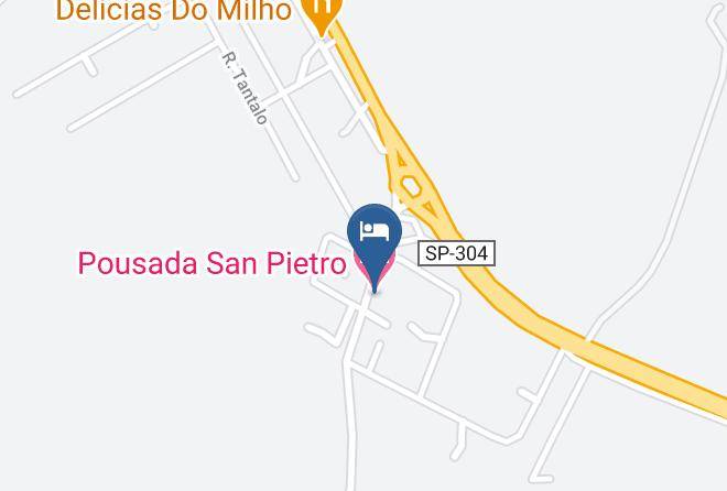 Sao Pedro - Pousada San Pietro Maps