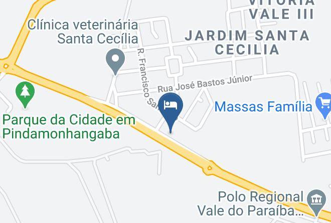 Pindamonhangaba - Pousada Santa Cecilia Maps