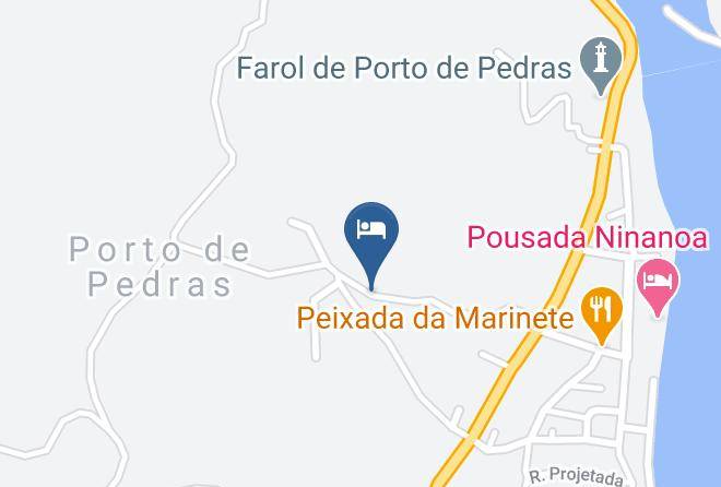 Porto De Pedras - Pousada Santa Cecilia Maps