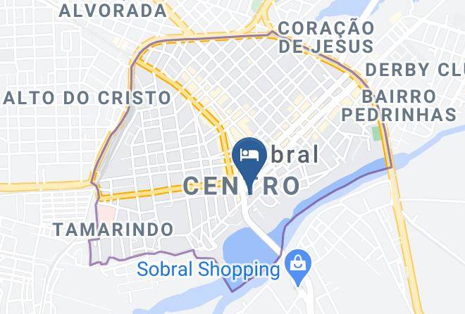 Sobral - Pousada Santa Clara Maps