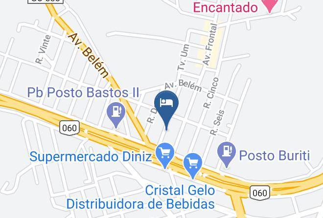 Abadiania - Pousada Santa Fe Maps