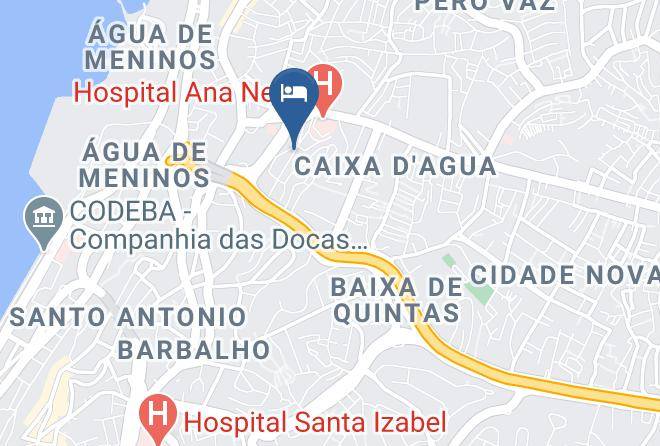 Salvador - Pousada Santa Felicidade Maps