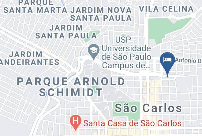 Sao Carlos - Pousada Santa Lolla Maps