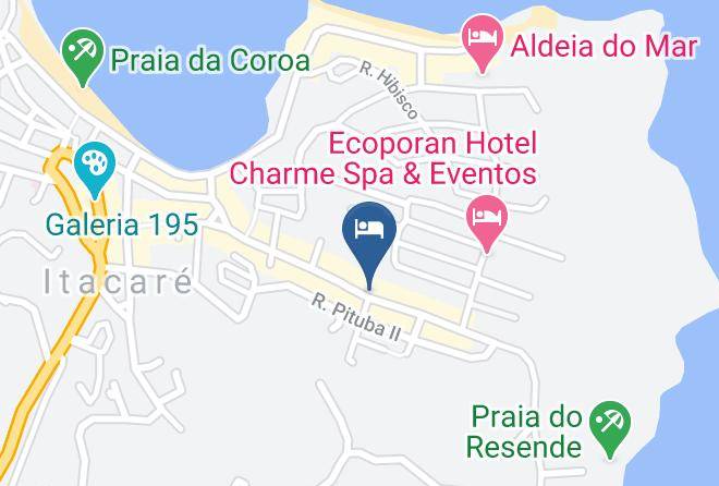 Itacare - Pousada Santa Maria Itacare Ba Maps
