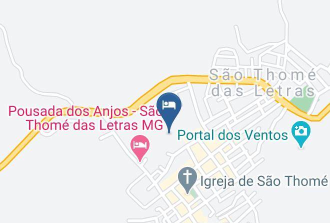 Sao Tome Das Letras - Pousada Santa Rita Maps