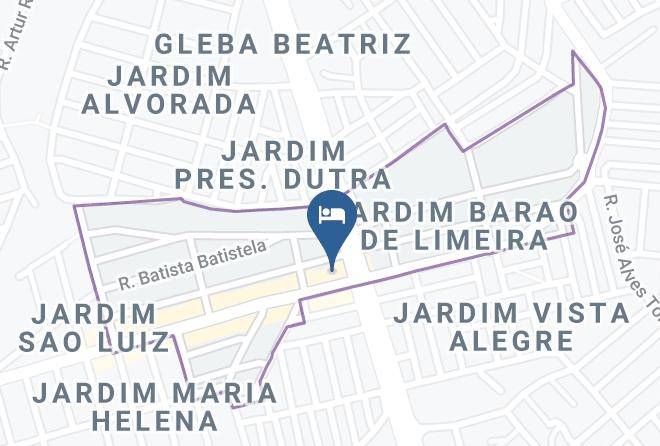 Limeira - Pousada Santa Rosa Maps
