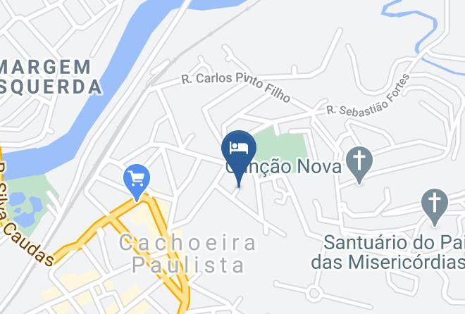 Cachoeira Paulista - Pousada Santissimo Maps