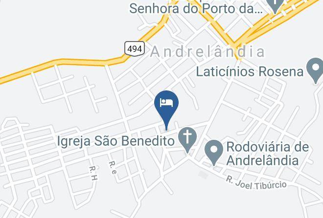 Andrelandia - Pousada Santo Antonio Maps