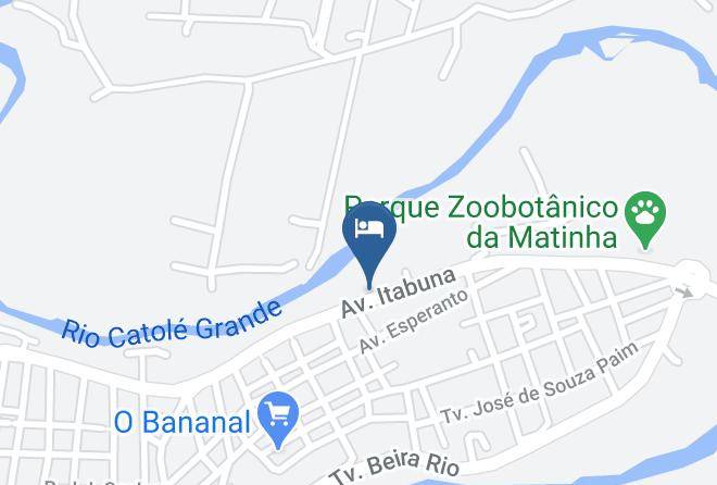 Itapetinga - Pousada Santo Antonio Maps