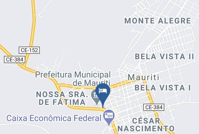 Mauriti - Pousada Santo Antonio Maps