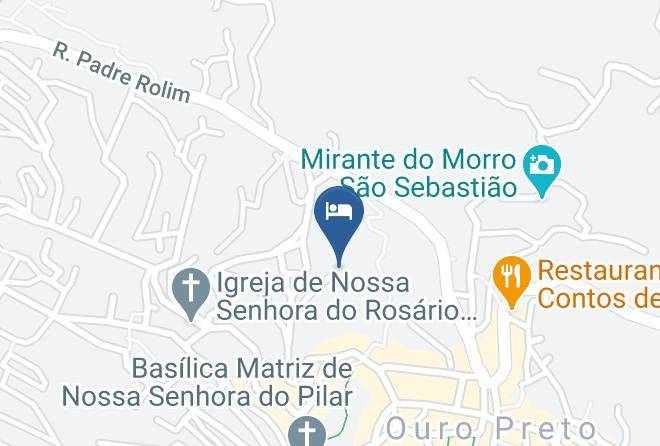 Ouro Preto - Pousada Sao Francisco De Paula Maps