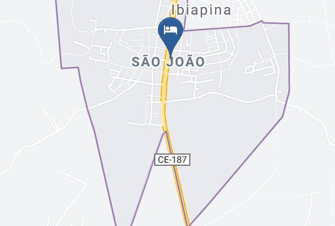 Ibiapina - Pousada Sao Joao Maps