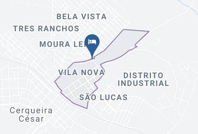 Cerqueira Cesar - Pousada Sao Jorge Maps