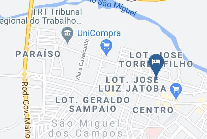 Sao Miguel Dos Campos - Pousada Sao Miguel Maps