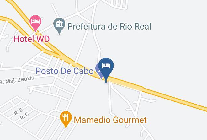 Rio Real - Pousada Sao Minguel Maps
