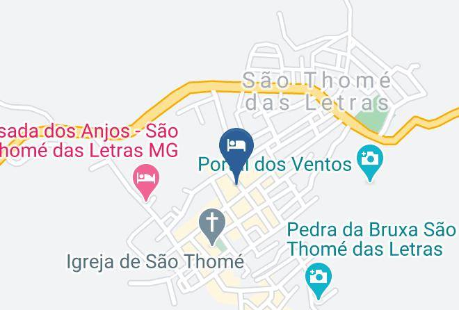 Sao Tome Das Letras - Pousada Sao Thome Das Lendas Maps