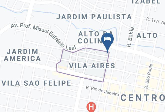 Avare - Pousada Sao Vicente Maps