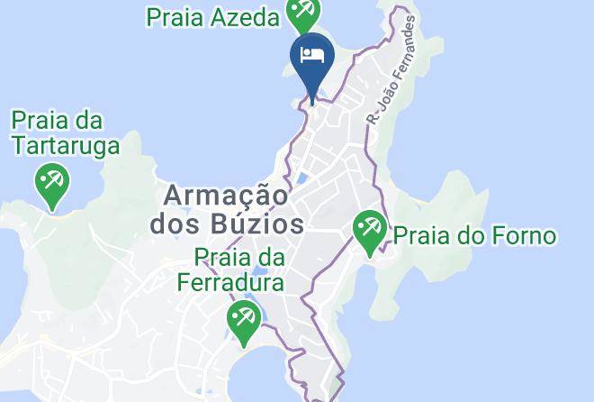 Buzios - Pousada Sarata Ossos Maps