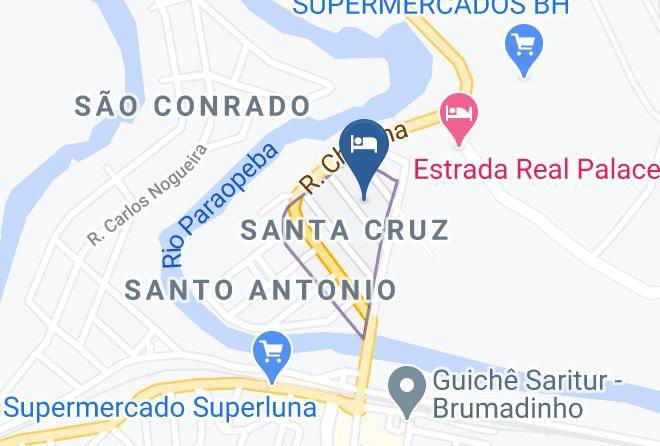 Brumadinho - Pousada Saumar Maps