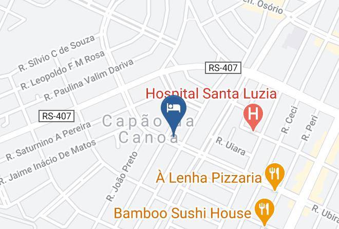 Capao Da Canoa - Pousada Seger Maps