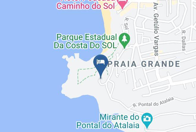 Arraial Do Cabo - Pousada Sentinelas Do Mar Arraial Do Cabo Rj Maps