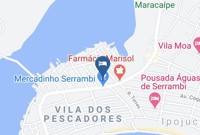 Ipojuca - Pousada Sereia Serrambi Maps