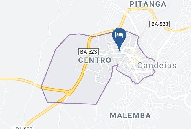 Candeias - Pousada Serena Maps